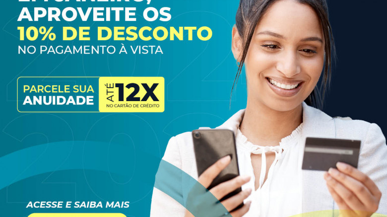 Anuidade 2024: conheça os novos valores e opções de pagamento