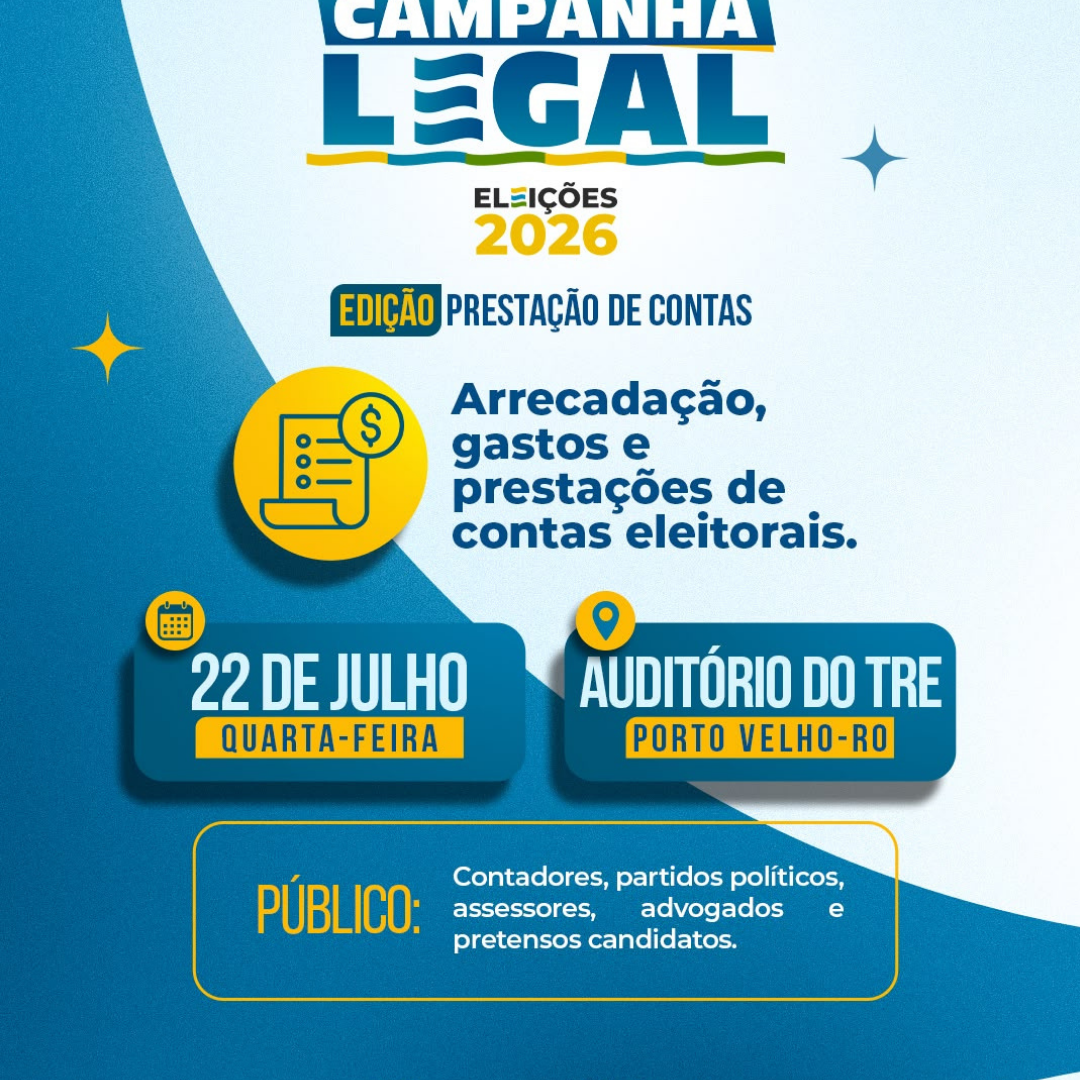 Eleições 2026 - Prestação de contas