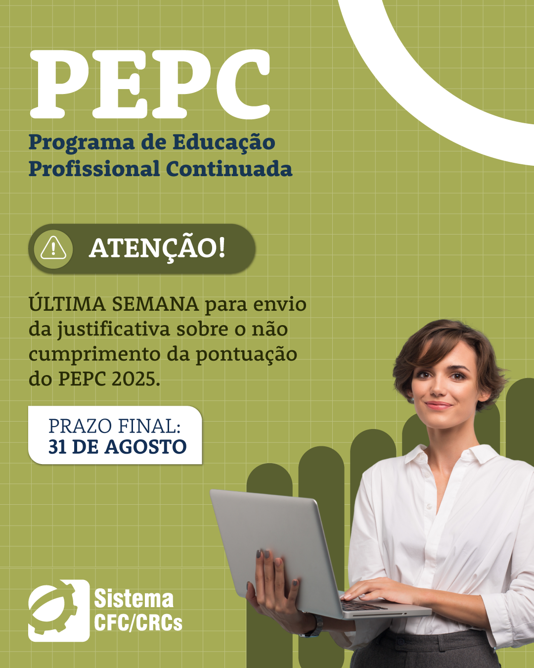Últimas semanas para envio da justificativa pelo não cumprimento do PEPC