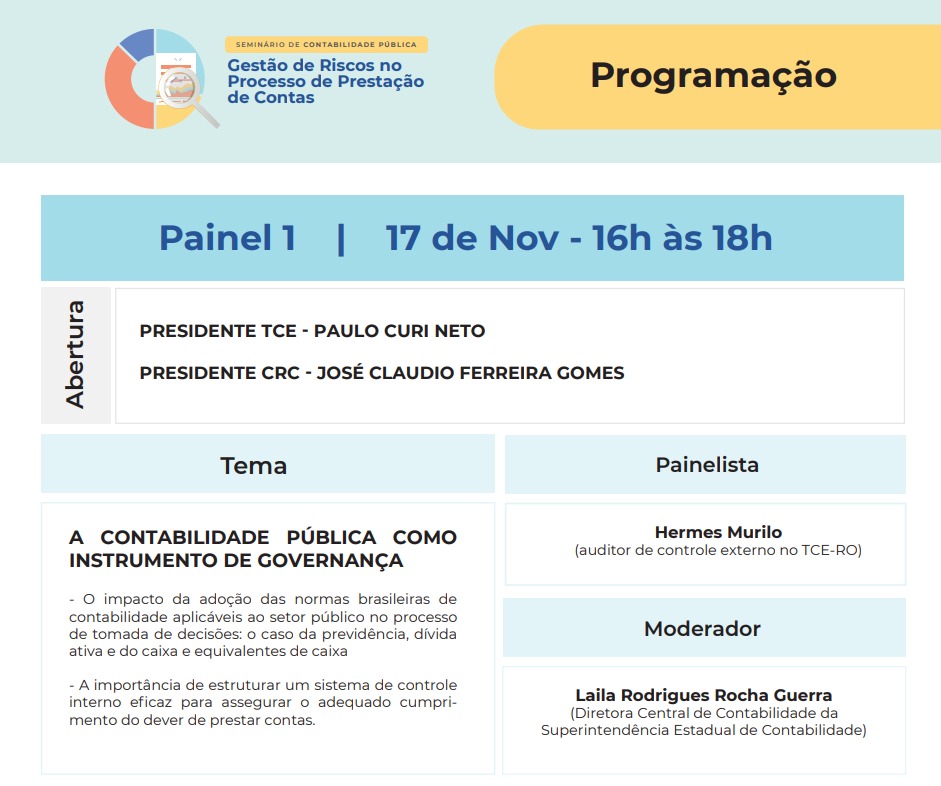 Abertas inscrições para o III Fórum de Controladores Internos de Rondônia –  TCE-RO