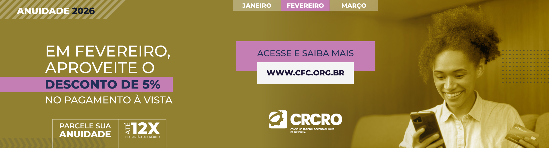 banner anuidade fevereiro